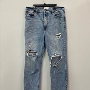 Abercrombie & Fitch Women’s The Ankle Straight Ultra High Rise Jeans Size 14